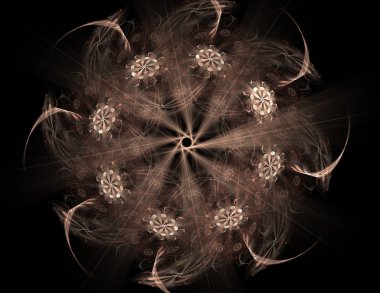 koyu arka plan beyaz bir toz bulutu soyut tasarım