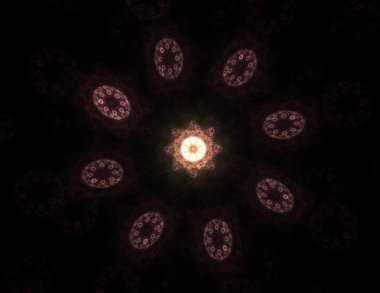 oluşturulan renkli şekiller