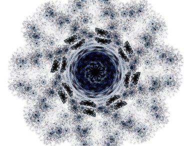 koyu arka plan beyaz bir toz bulutu soyut tasarım