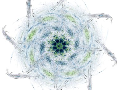 koyu arka plan beyaz bir toz bulutu soyut tasarım