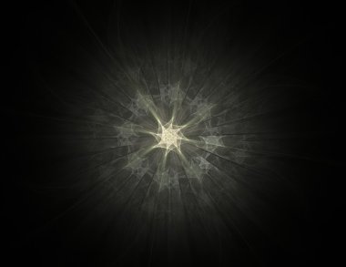 Soyut fraktal desen ve şekiller. Fraktal doku parmak izi.