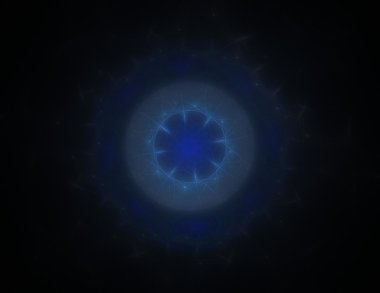 Soyut fraktal desen ve şekiller. Fraktal doku parmak izi.