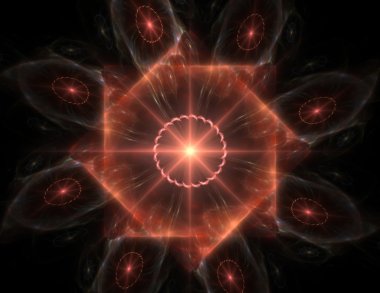 oluşturulan renkli şekiller