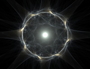 koyu arka plan beyaz bir toz bulutu soyut tasarım