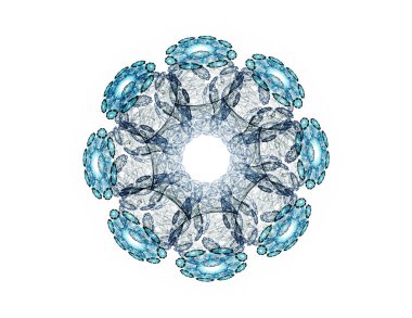 koyu arka plan beyaz bir toz bulutu soyut tasarım