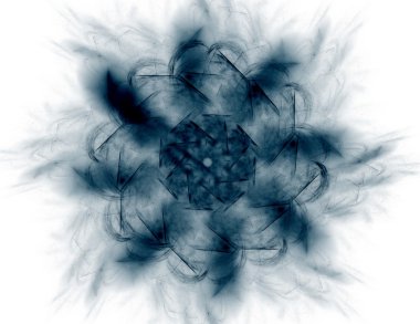 koyu arka plan beyaz bir toz bulutu soyut tasarım