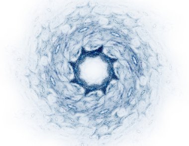 Fraktal tasarım soyut bir bilgisayar oluşturulan. 