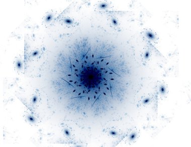 fraktal seri çekim serisi. Bilim, teknoloji ve tasarım konusunda patlama Interplay in fractal Radyal desen