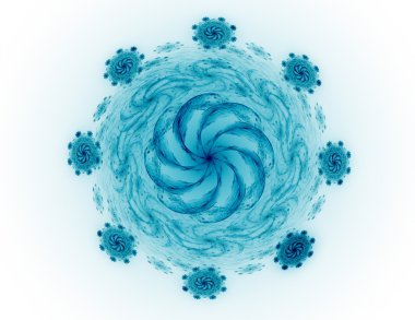 Sci-Fi fütüristik kullanıcı arabirimi. Soyut illüstrasyon.