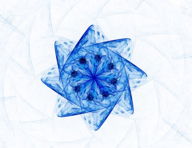 Fraktal tasarım soyut bir bilgisayar oluşturulan. 