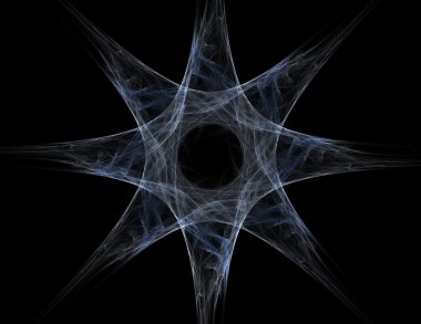 fraktal seri çekim serisi. Bilim, teknoloji ve tasarım konusunda patlama Interplay in fractal Radyal desen