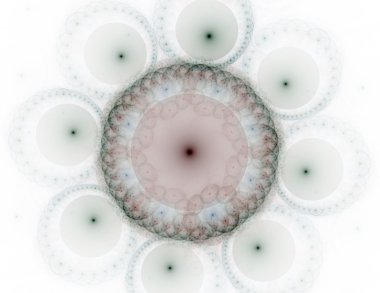 Soyut fraktal desen ve şekiller. Fraktal doku parmak izi.