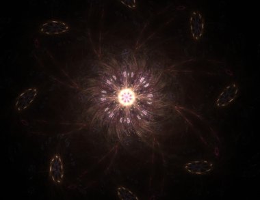 koyu arka plan beyaz bir toz bulutu soyut tasarım