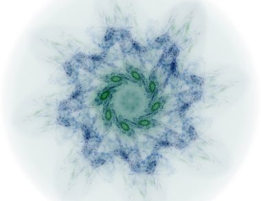 Soyut fraktal desen ve şekiller. Fraktal doku parmak izi.