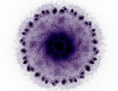 Soyut fraktal enkaz, yaratıcı grafik tasarım için dijital sanat