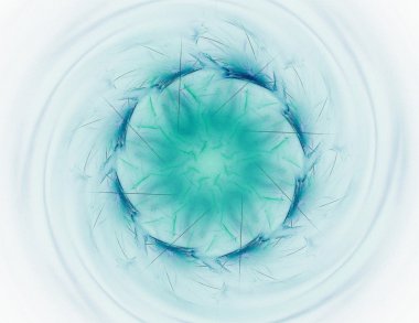 vitray çiçek veya kelebek, dijital fractal sanat tasarım