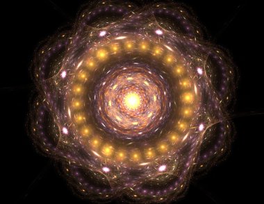 vitray çiçek veya kelebek, dijital fractal sanat tasarım