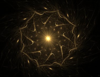 oluşturulan renkli şekiller