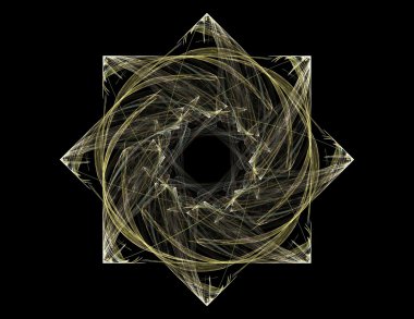 dantelli renkli clockwork desen, dijital fractal sanat tasarım