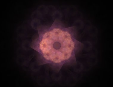 dantelli renkli clockwork desen, dijital fractal sanat tasarım