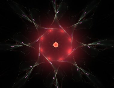 Soyut objektif parlama yer ya da zaman seyahat kavramı geçmiş