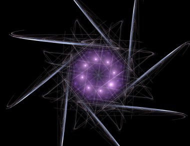 Soyut fraktal desen ve şekiller. Fraktal doku. Serisi, süslü boya renkleri. Arka plan fraktal oluşur