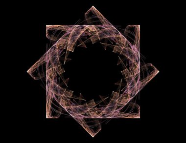 Soyut objektif parlama yer ya da zaman seyahat kavramı geçmiş