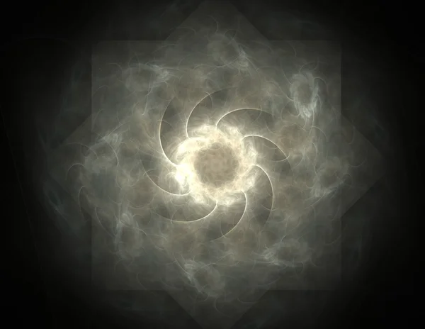 Ілюзія золотого блискучого кола зірки пилу — стокове фото