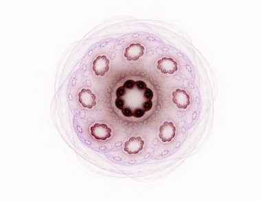 Soyut fraktal desen ve şekiller. Fraktal doku parmak izi.