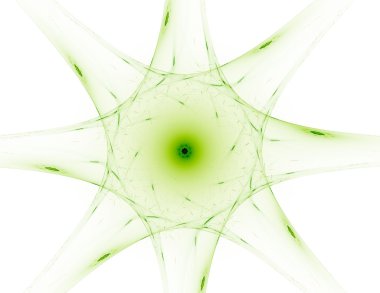 renkli fraktal Yüzükler, dijital sanat