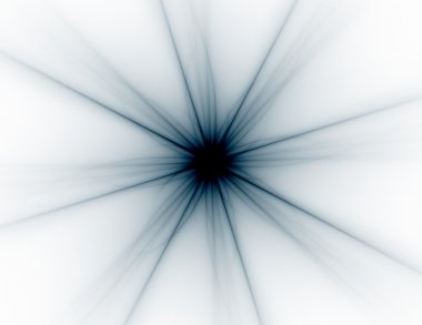 Soyut fraktal desen ve şekiller. Dijital sanat yaratıcı grafik tasarım için. Simetrik fraktal simge siyah arka plan üzerine