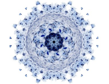 Soyut fraktal desen ve şekiller. Fraktal doku parmak izi.