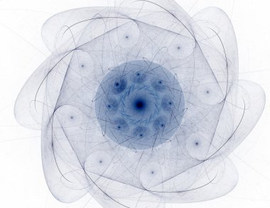 vitray çiçek veya kelebek, dijital fractal sanat tasarım