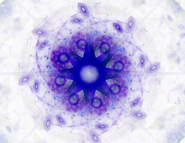 Soyut fraktal desen ve şekiller. Fraktal doku parmak izi.