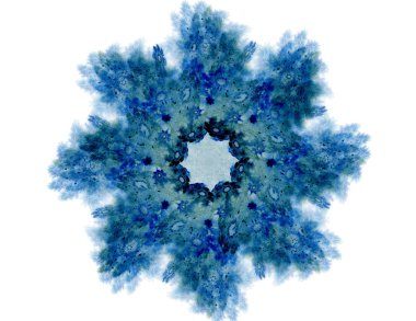 Soyut fraktal desen ve şekiller. Fraktal doku parmak izi.