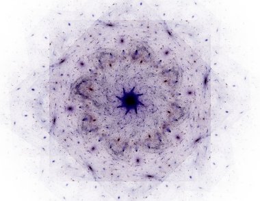 Soyut fraktal desen ve şekiller. Fraktal doku parmak izi.