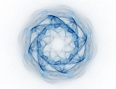 vitray çiçek veya kelebek, dijital fractal sanat tasarım