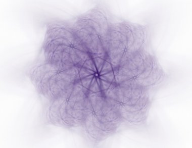 Bilim, teknoloji ve tasarım konularında fraktal radyal desen