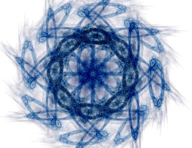 Soyut fraktal enkaz, yaratıcı grafik tasarım için dijital sanat