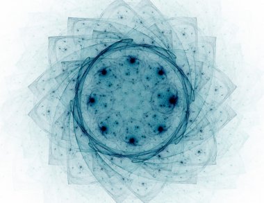 vitray çiçek veya kelebek, dijital fractal sanat tasarım