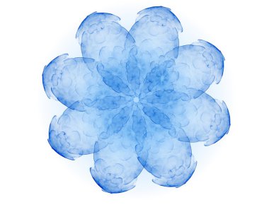 Bilim, teknoloji ve tasarım konularında fraktal radyal desen