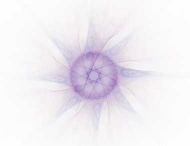 Soyut fraktal desen ve şekiller. Fraktal doku parmak izi.