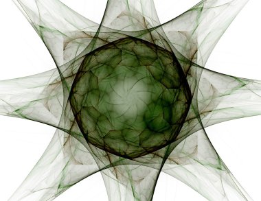 vitray çiçek veya kelebek, dijital fractal sanat tasarım