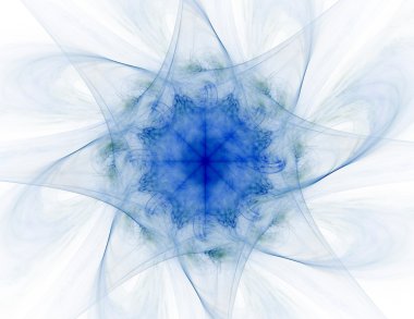 vitray çiçek veya kelebek, dijital fractal sanat tasarım