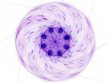 Soyut fraktal desen ve şekiller. Fraktal doku parmak izi.