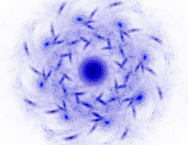 Soyut fraktal desen ve şekiller. Fraktal doku parmak izi.