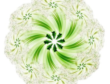 vitray çiçek veya kelebek, dijital fractal sanat tasarım