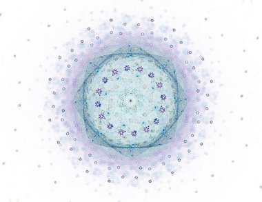 vitray çiçek veya kelebek, dijital fractal sanat tasarım