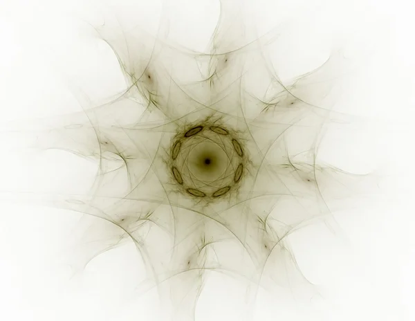 Modèle radial fractal sur le sujet de la science, de la technologie et de la conception — Photo