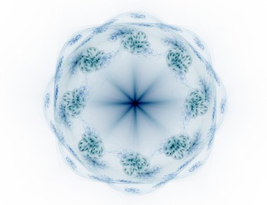 Soyut fraktal enkaz, yaratıcı grafik tasarım için dijital sanat